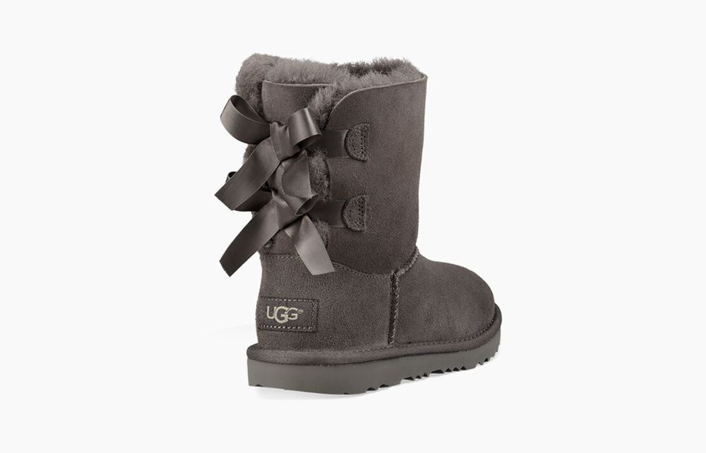 Ugg Boots Canada - Ugg Kids' Bailey Bow Ii Grey